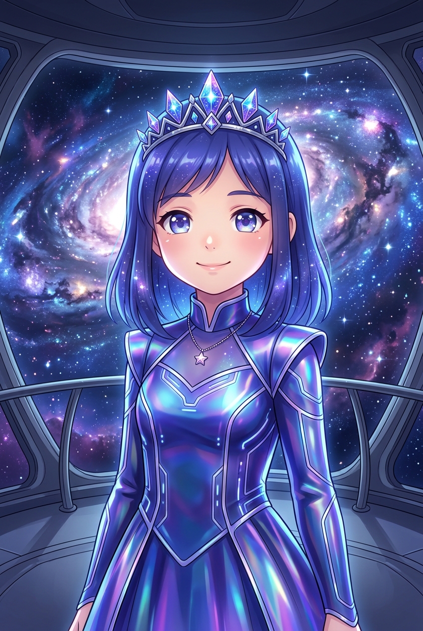 Celestial Space Custom Portrait - Best Retirement Gift Ideas: Meaningful & Personalized - PortraitGift