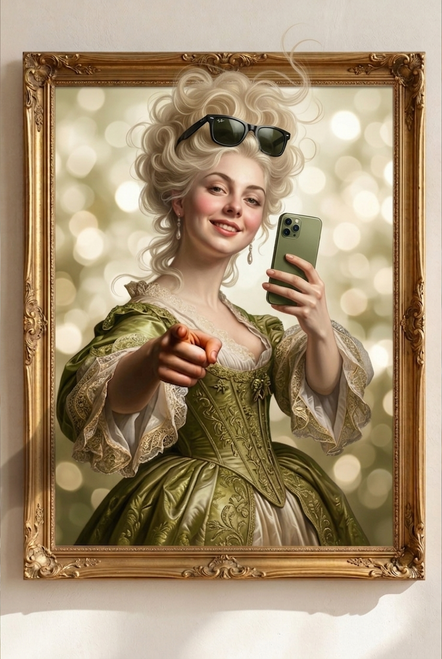 Baroque-Inspired Custom Portrait from Photo | Personalized Gift for Her - Best Birthday Gift for Wife, Girlfriend, Mom & Sister - Unique Ideas - PortraitGift