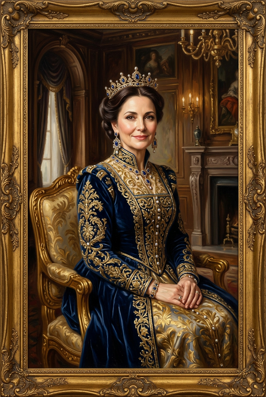 The Noble Oil Masterpiece Portrait - Best Personalized Wedding Gift Ideas 2026 | Unique & Heartfelt - PortraitGift