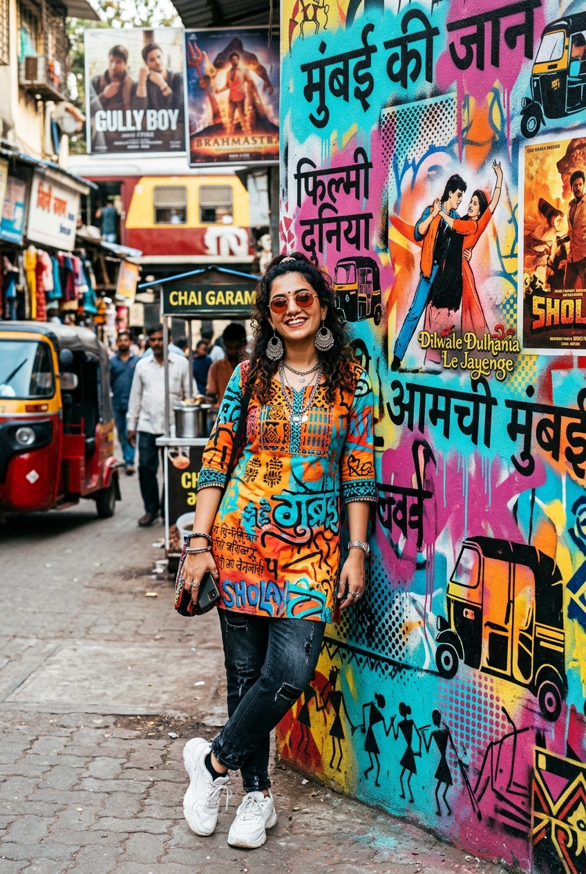 Bollywood Street Style Portrait - Last-Minute Gift Ideas That Don't Look Last-Minute (2026) - PortraitGift