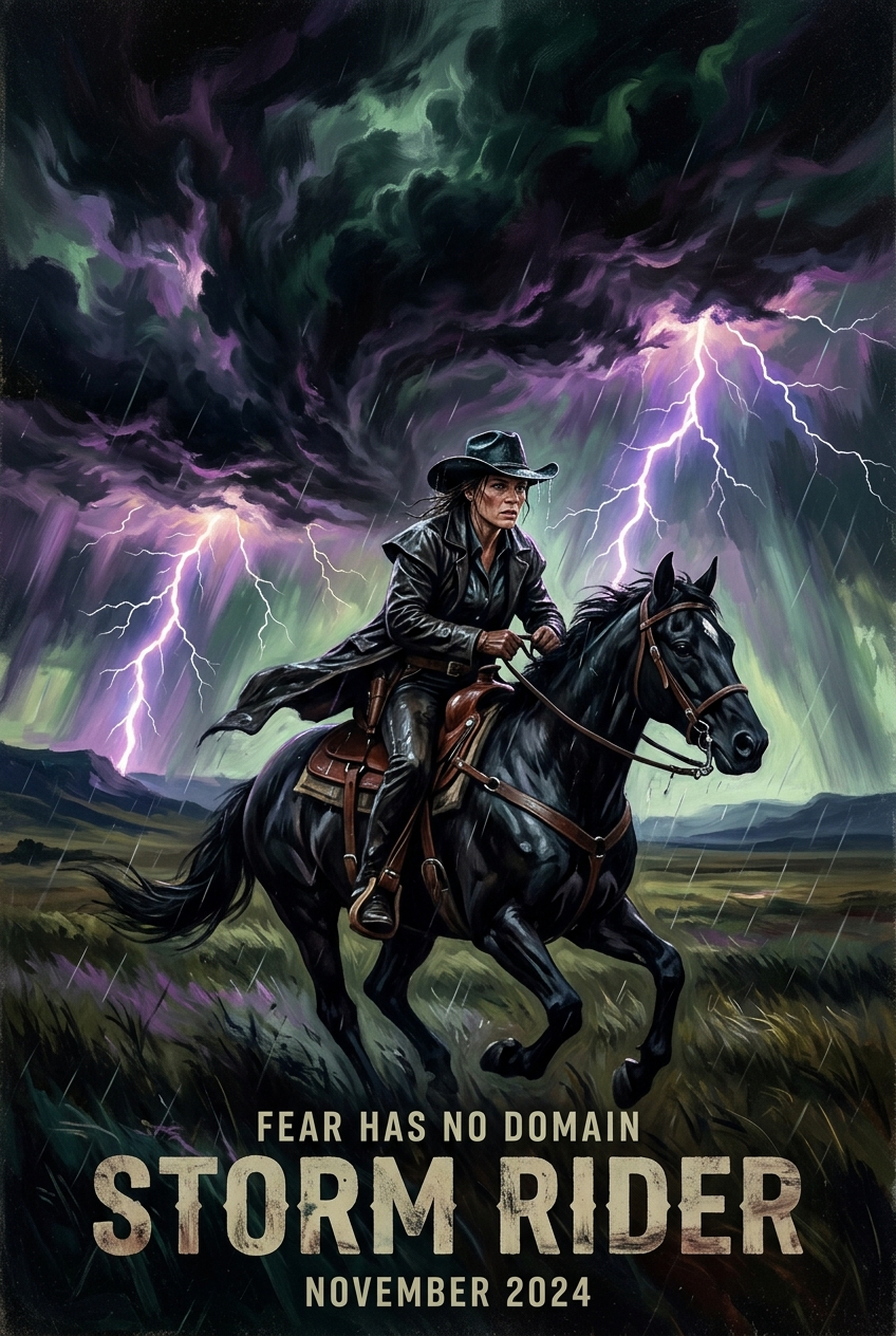 Thunderstorm Warrior Cowgirl Portrait - What to Gift Someone Who Has Everything (2026) — The Ultimate Guide - PortraitGift