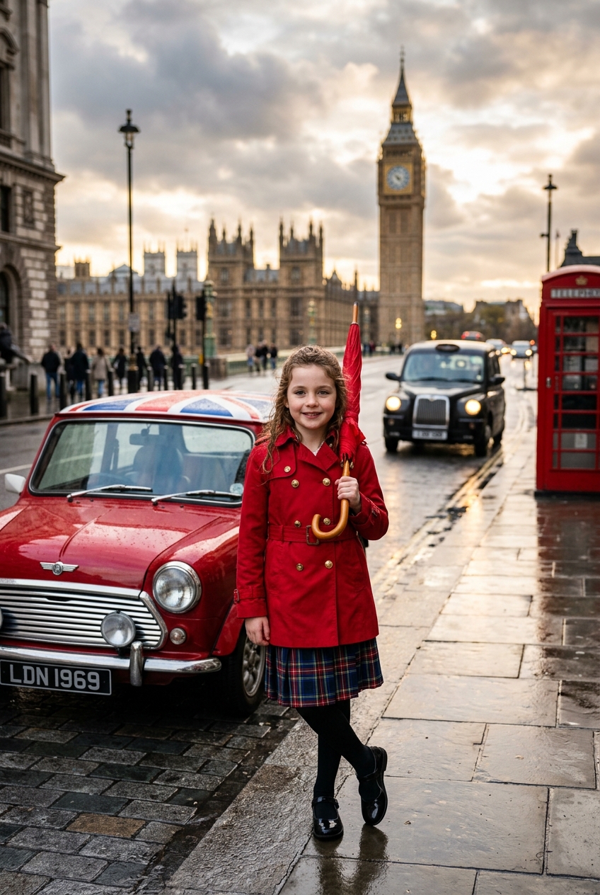 Mini Cooper London Custom Portrait - Best Personalized Wedding Gift Ideas 2026 | Unique & Memorable Gifts - PortraitGift