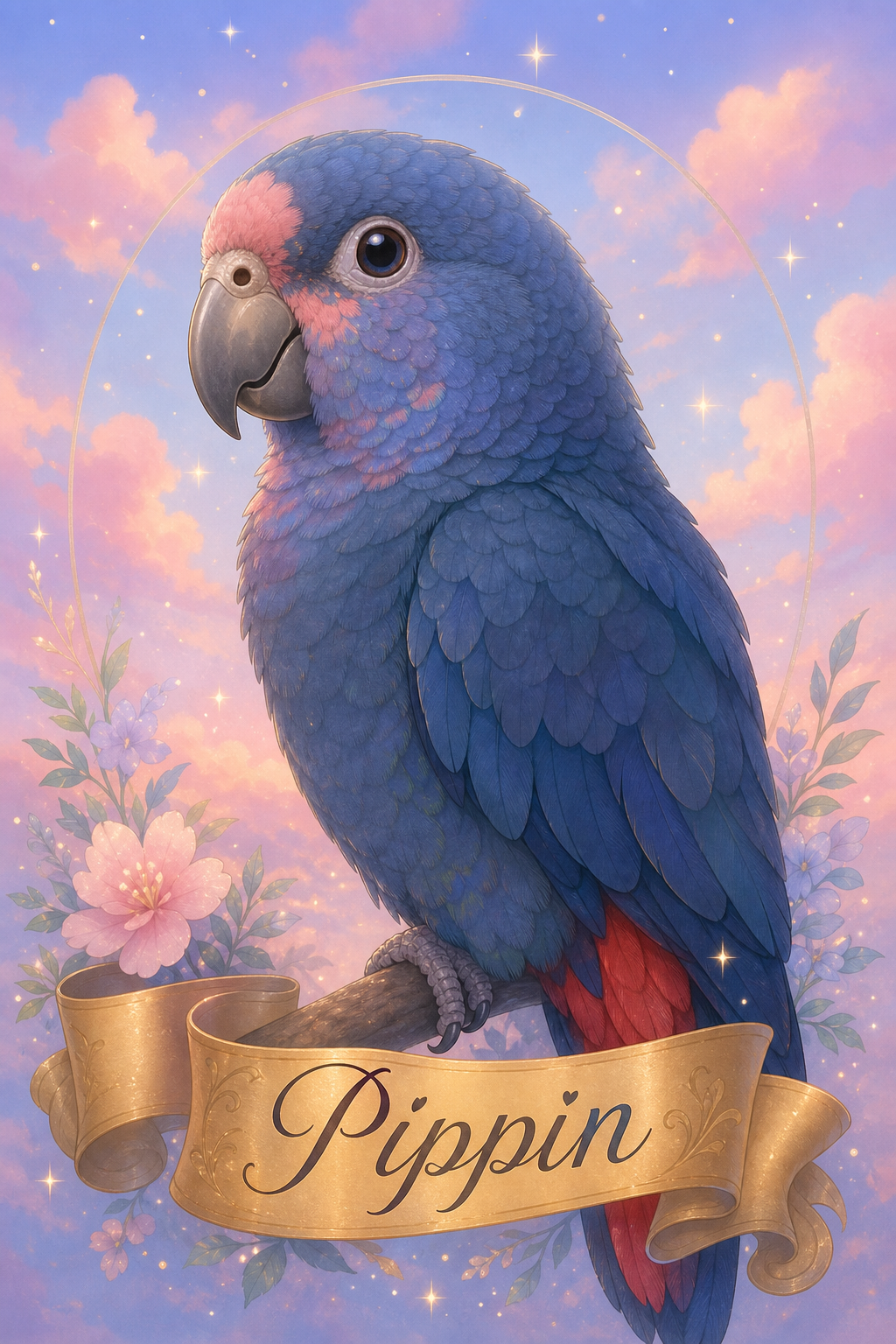 Custom Disney Cat Portrait — Whimsical Pet Canvas from Photo