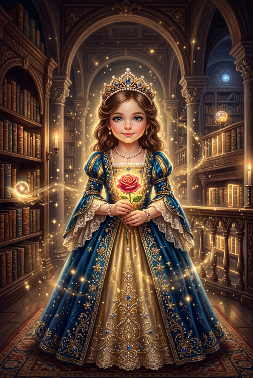 Enchanted Rose Custom Portrait - Gift Ideas for Boyfriend (2026): Unique, Personal Gifts - PortraitGift