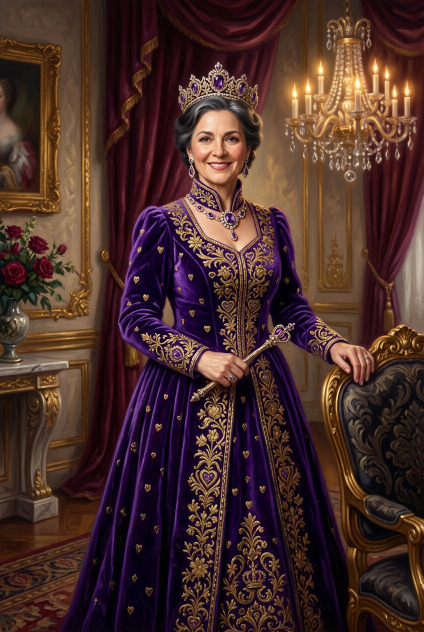 The Family Empress Portrait - Gift Ideas for Girlfriend (2026) — Romantic & Personalized Gifts - PortraitGift