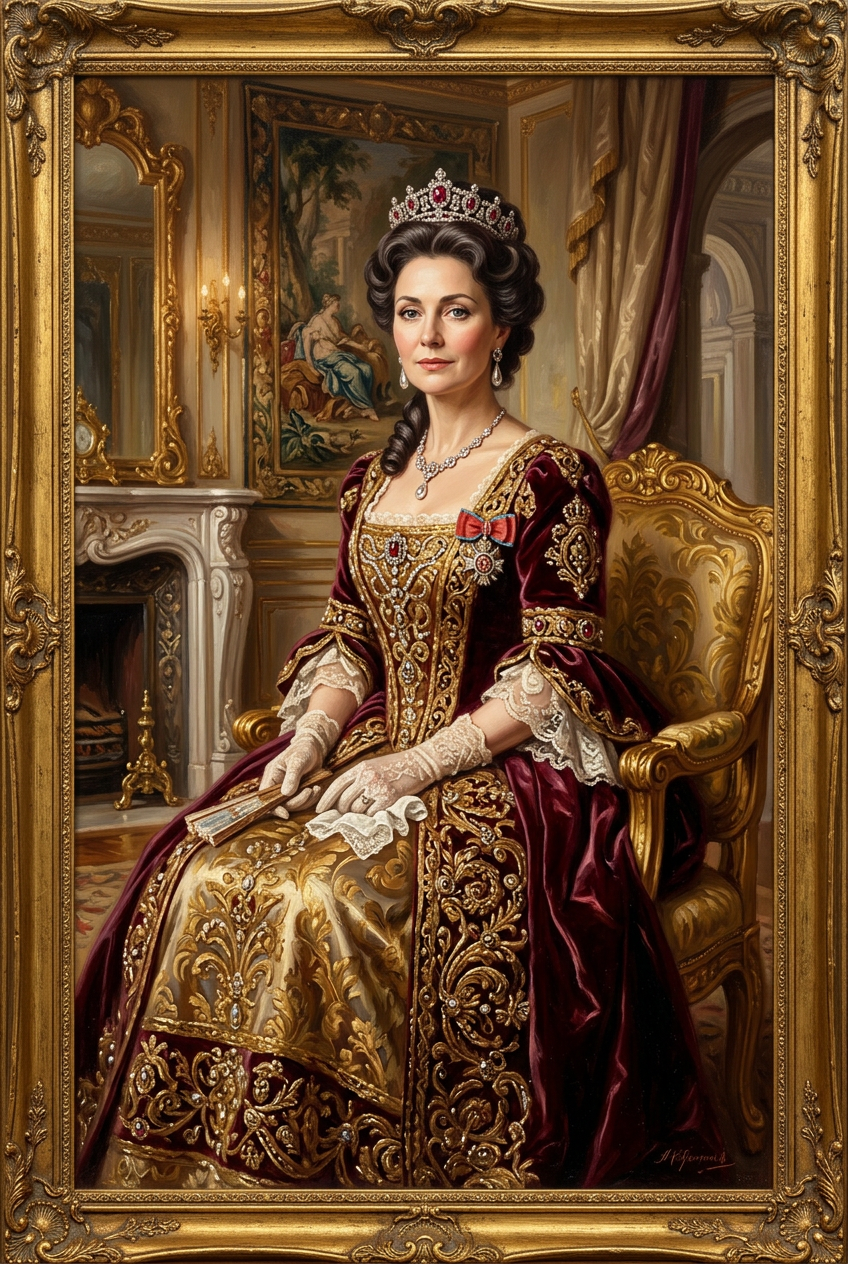 The Royal Museum Piece Portrait - Best Personalized Wedding Gift Ideas 2026 - Unique & Memorable - PortraitGift