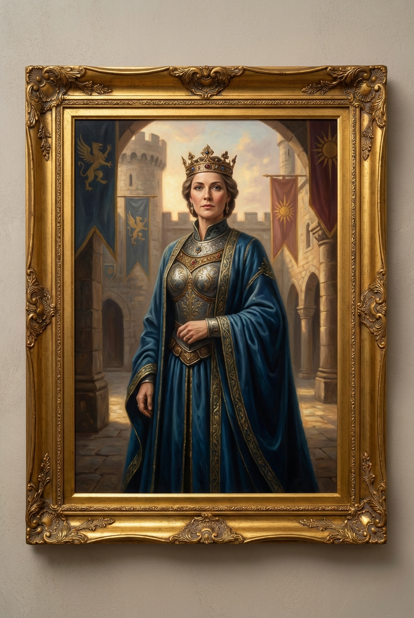 The Defender Empress Portrait - Best Personalized Gift for Husband (2026) — Unique Ideas He'll Love - PortraitGift