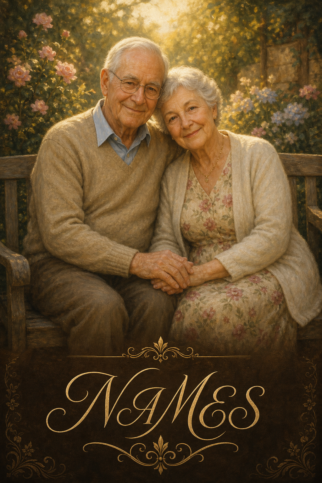 Custom Family Couple Portrait — Serene AI Art from Photo