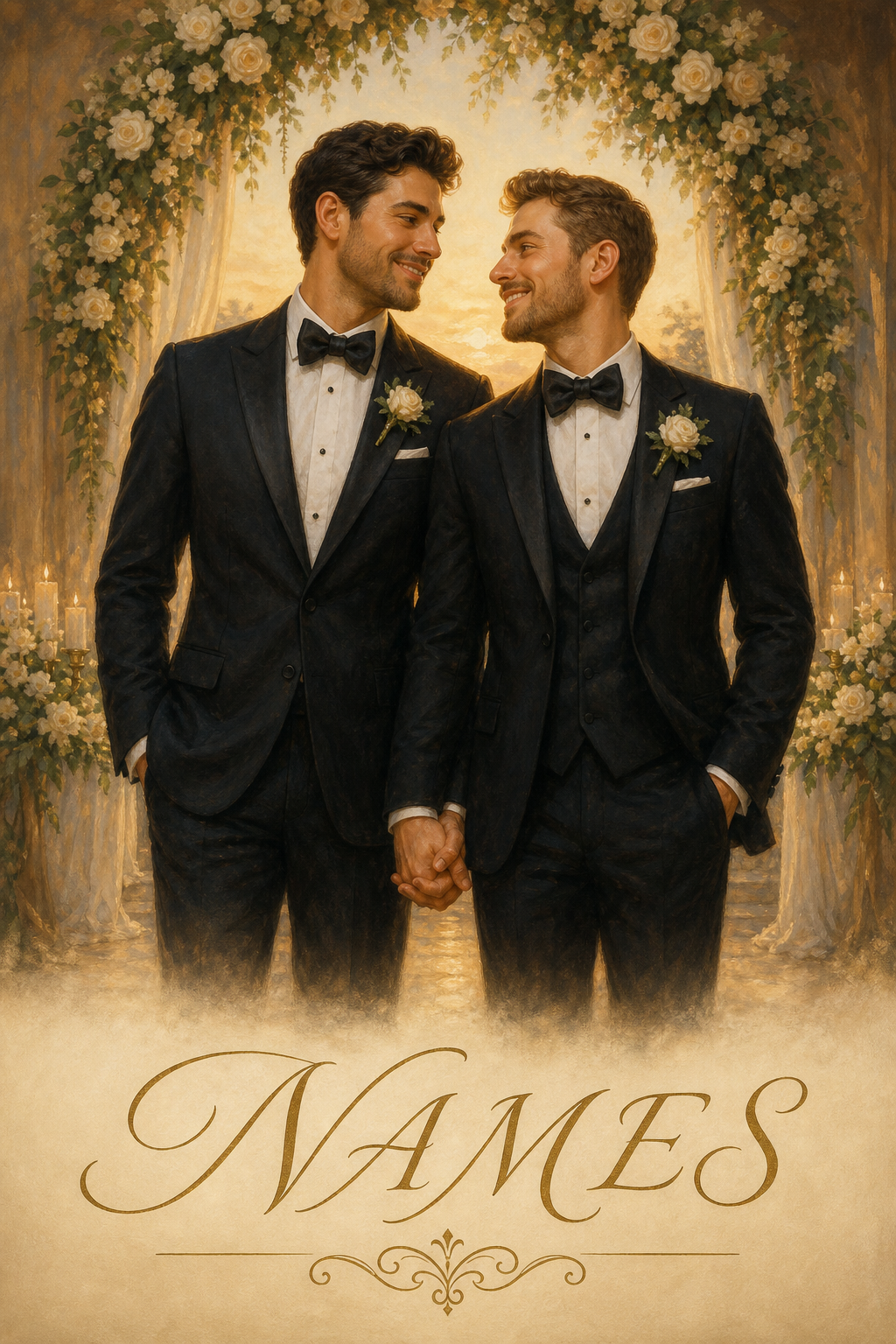 Custom Wedding Couple Portrait — Romantic AI Art from Photo