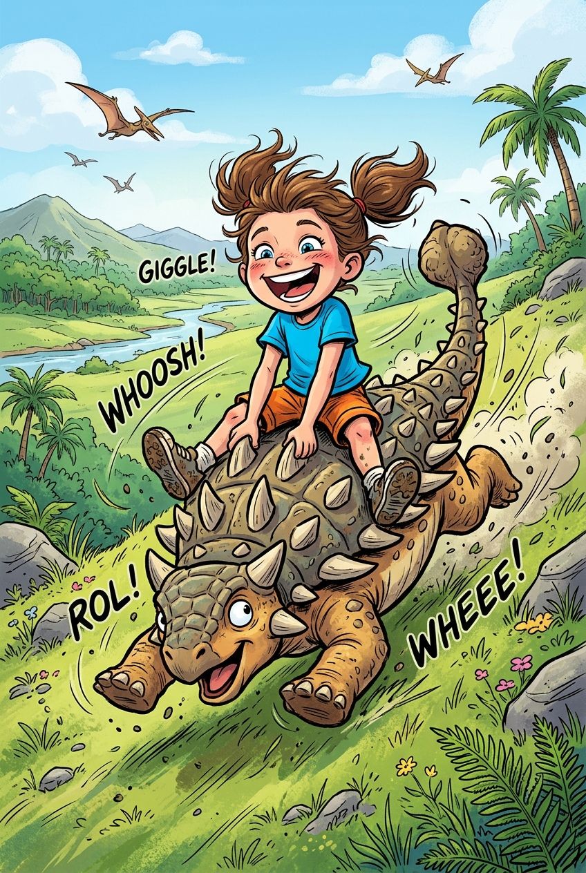Ankylosaurus Rolling Race Custom Portrait - Best Personalized Portrait Gift: Expert 2026 Buying Guide - PortraitGift
