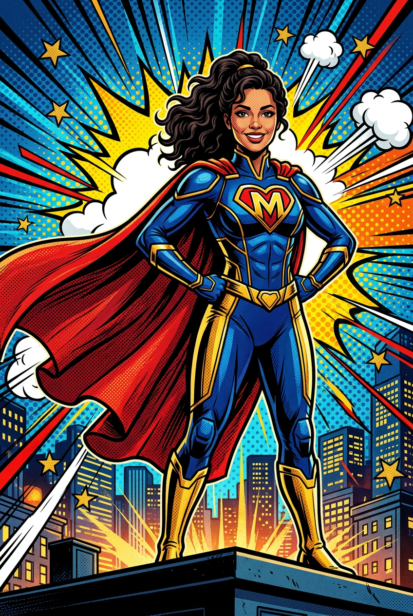 Superhero Mom Portrait - Best Custom Canvas Gift Ideas (2026) — Expert Ranked - PortraitGift