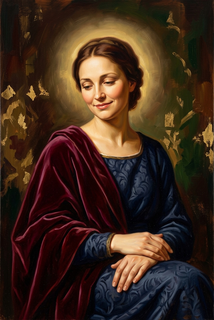 Timeless Grace Mom Portrait - Best Anniversary Gift for Someone Special: Unique Ideas & Personal Touches - PortraitGift