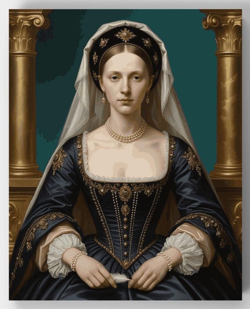 Royal-Style Custom Portrait - Personalized Gift | Premium Canvas Portraits