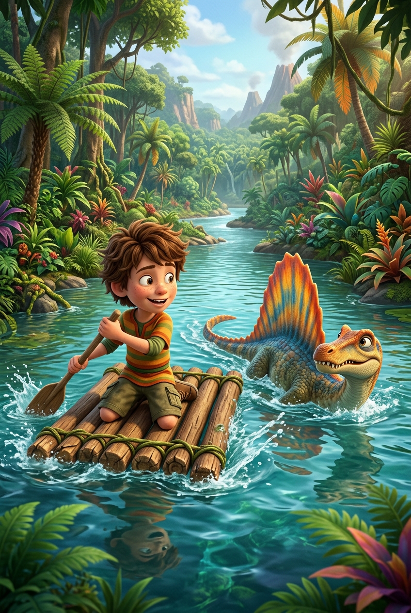 Spinosaurus River Adventure Custom Portrait - Best Personalized Portrait Gift: Expert Buying Guide 2026 - PortraitGift